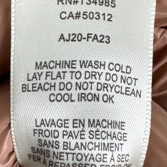 For Love & Lemons Niko Puffer Jacket Cropped Faux Shearling Trim Size M NWOT - Picture 11 of 11